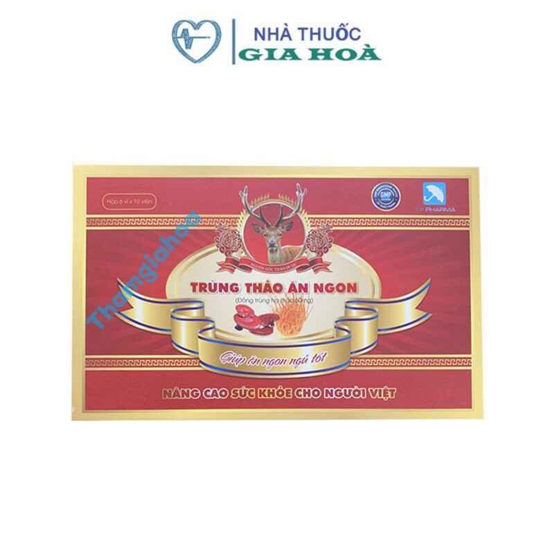 Trùng Thảo ăn ngon - Giúp ăn ngon, ngủ tốt, tăng cường sức khỏe, dùng cho người suy nhược, mới ốm dậy, chán ăn