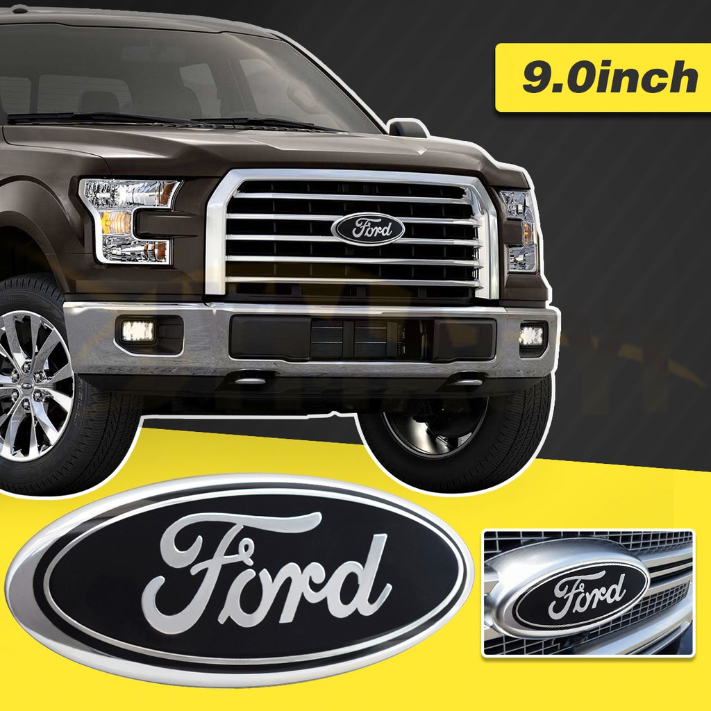 Phụ Kiện Logo 9 Inch Trang Trí Xe Hơi Ford Edge F150 F250 F350 Explorer Expedition Ranger