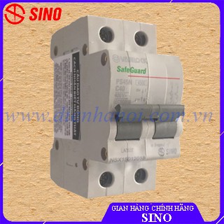 Aptomat MCB 2 cực Sino 32A, 40A, 50A, 63A Model PS45N
