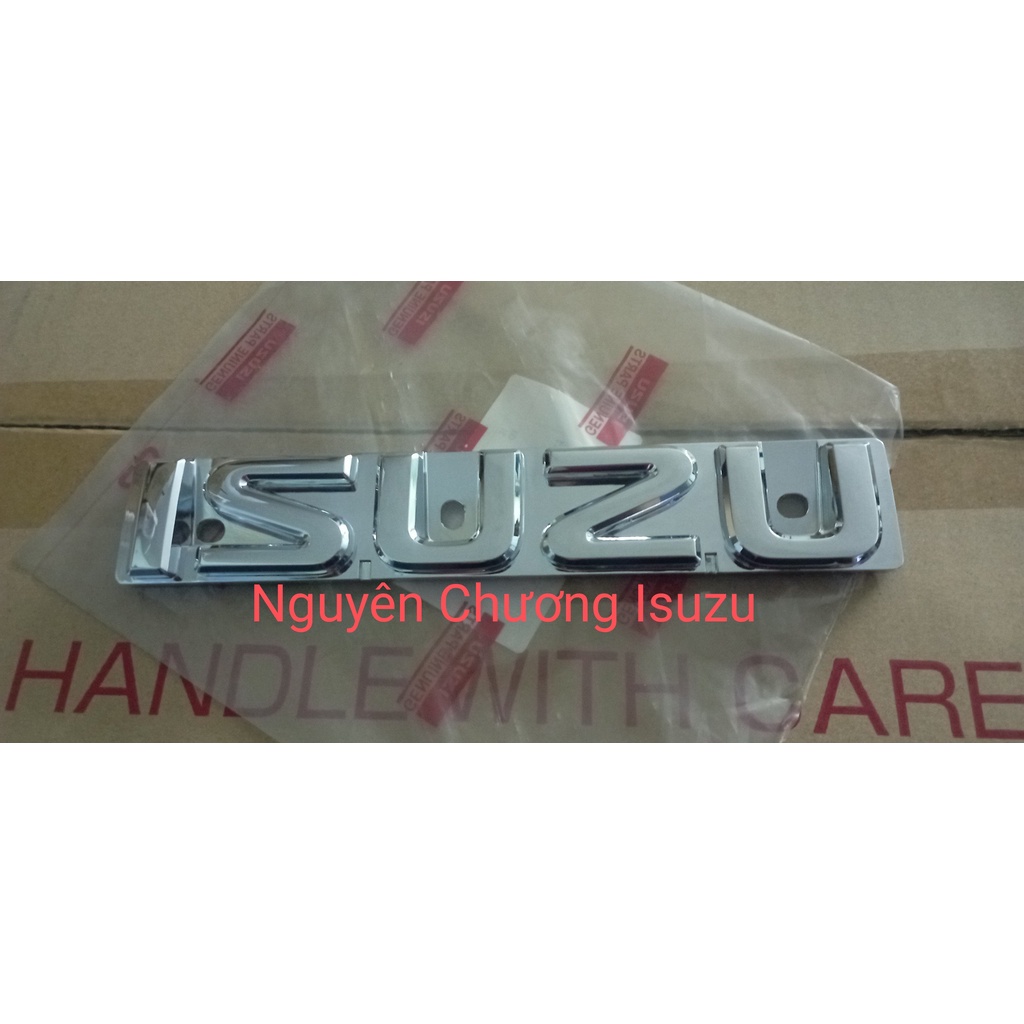 Chữ ISUZU mặt galang cho xe Isuzu Hilander hàng chính hãng