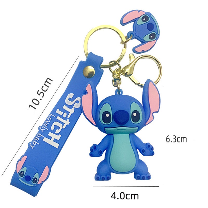 Móc Khóa Hình Nhân Vật Hoạt Hình Mickey Minnie Lilo &amp; Stitch Donald