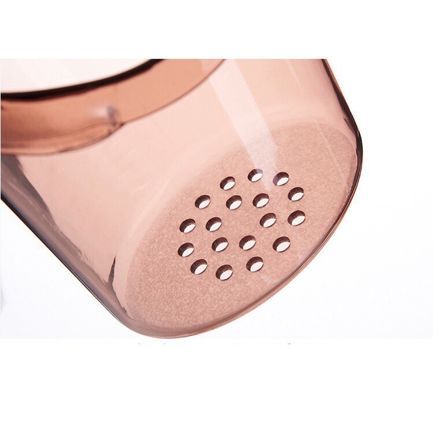 Combo 2 Cốc gấu đựng bàn chải kem đánh răng thiết kế lỗ thoát nước nhựa PP cao cấp tiết kiệm không gian đa năng Angola