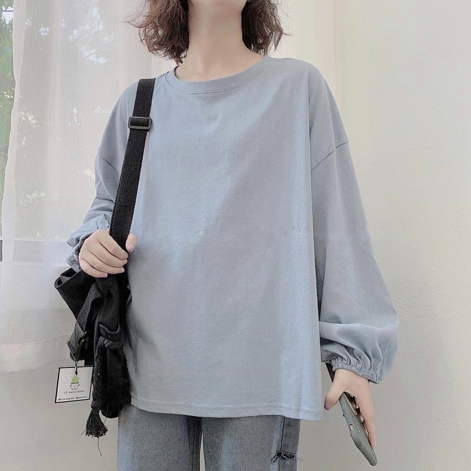 Áo thun nữ tay bo nhiều màu freesize Pumi