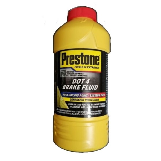Dầu thắng Cao Cấp Prestone DOT 4 Synthetic Brake Fluid 355ml