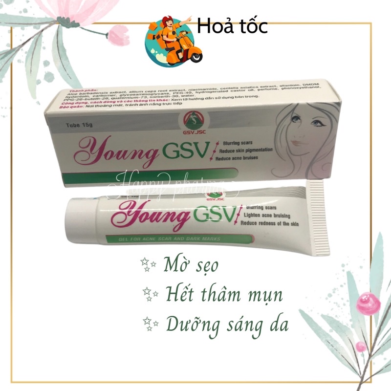 Young GSV - Mờ sẹo, giảm thâm 15g