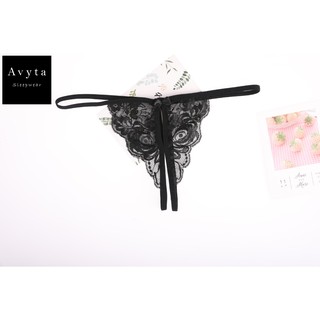 Quần lót ren lọt khe cao cấp xuyên thấu, quần chip nữ sexy gợi cảm quyến rũ màu đen