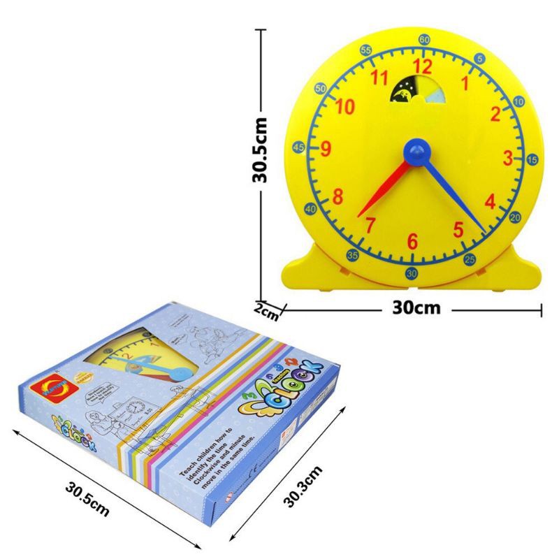 Đồng hồ dạy nhận định thời gian  cho trẻ