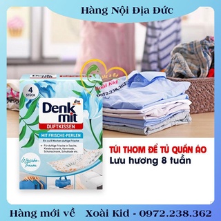 Túi thơm tủ quần áo Denkmit hộp 4 gói của Đức
