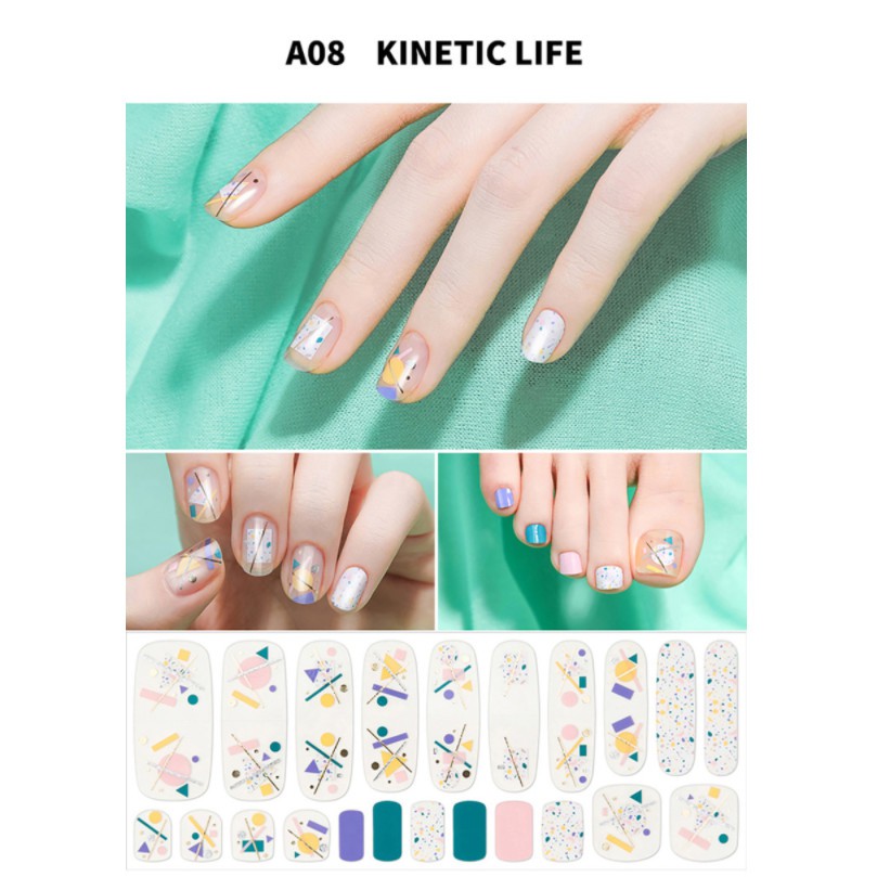 Dán móng tay Vika NailJam Gel Nail Strip