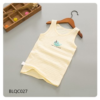 ÁO BA LỖ COTTON SỢI TRE CHO BÉ