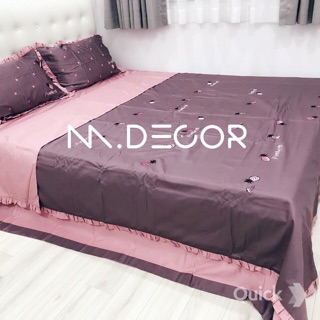 SET CHĂN GA GỐI COTTON LỤA THÊU CAO CẤP