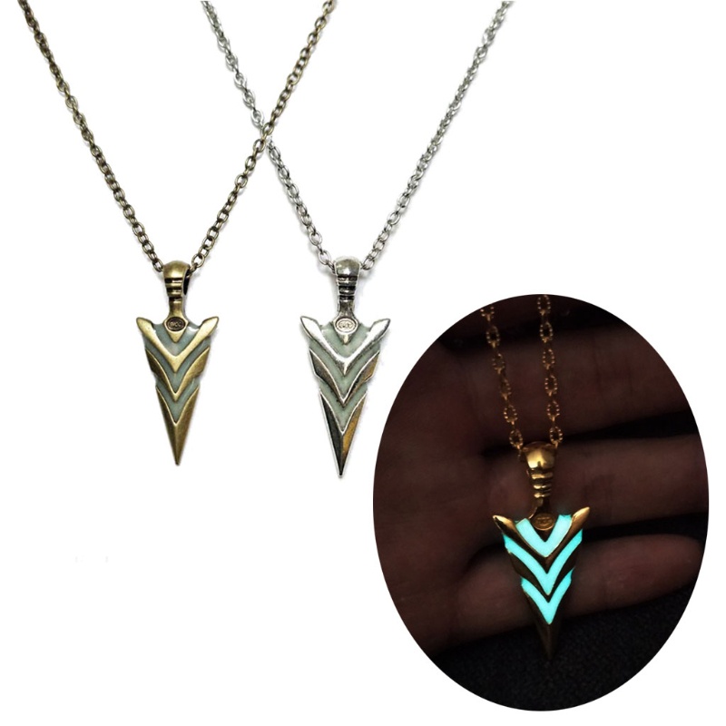 Vòng cổ Mặt Mũi Tên Phát Sáng Trong Đêm Độc Đáo