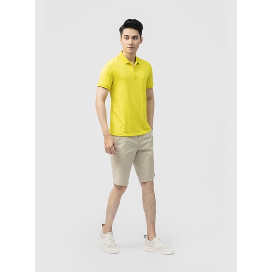 Áo polo nam INSIDEMEN cao cấp cổ đức hai cúc chỉn chu dệt Jacquard bo viền tay áo tạo sự tinh tế IPS007S1