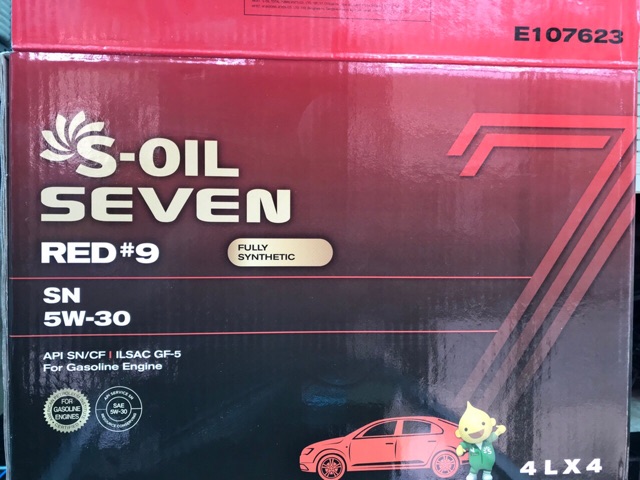 Dầu nhớt S-oil red #9 SN 5w30