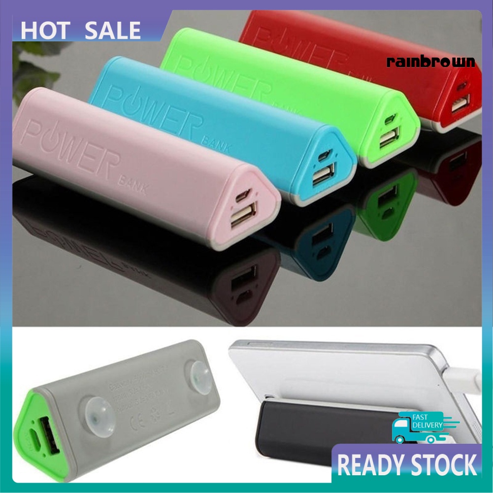 Pin Sạc Dự Phòng 2000mah 18650 Hình Tam Giác