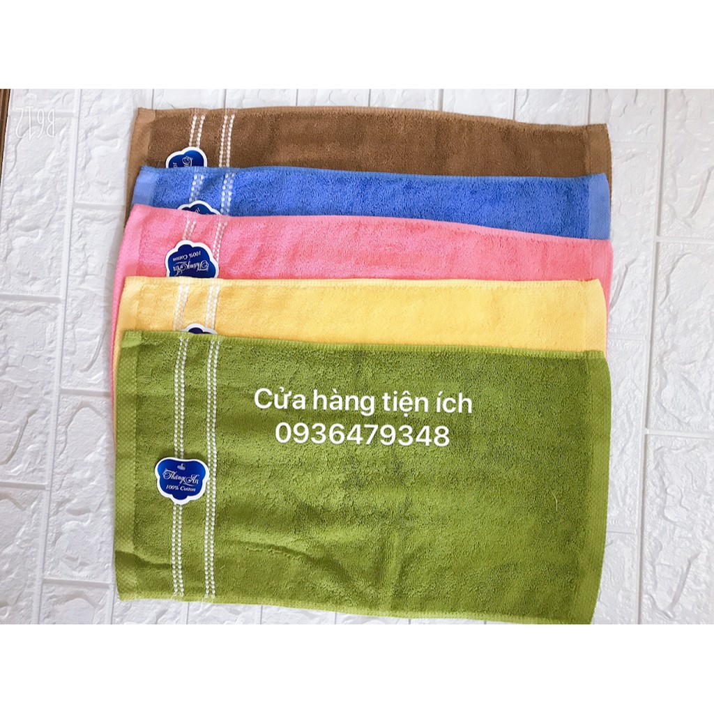 Khăn Mặt Thăng An Hàng Việt Nam 100% cotton Mềm mại - Kích Thước 30x50cm