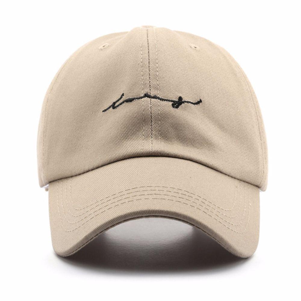 IVORY Mũ Lưỡi Trai Unisex Thêu Chữ Phong Cách Hip Hop