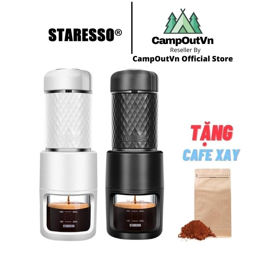 Máy pha cà phê mini Staresso campoutvn máy staresso basic du lịch cắm trại pha espresso