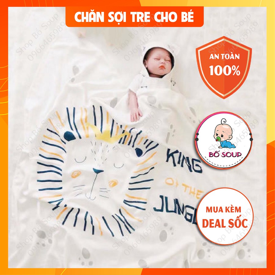 Chăn Sợi Tre Chống Ngạt Cho Bé