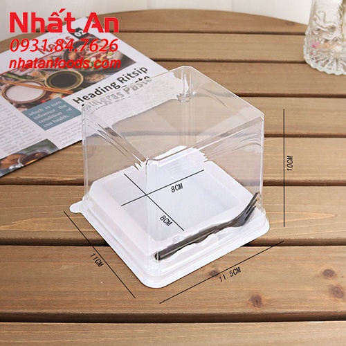 Hộp nhựa vuông đế trắng XY902 - XY903 - Set 10 cái