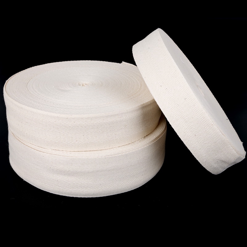 Cuộn ruy băng cotton 5yard rộng 1 / 1.5 / 2 / 2.5 / 3 / 3.5 / 4 / 5cm