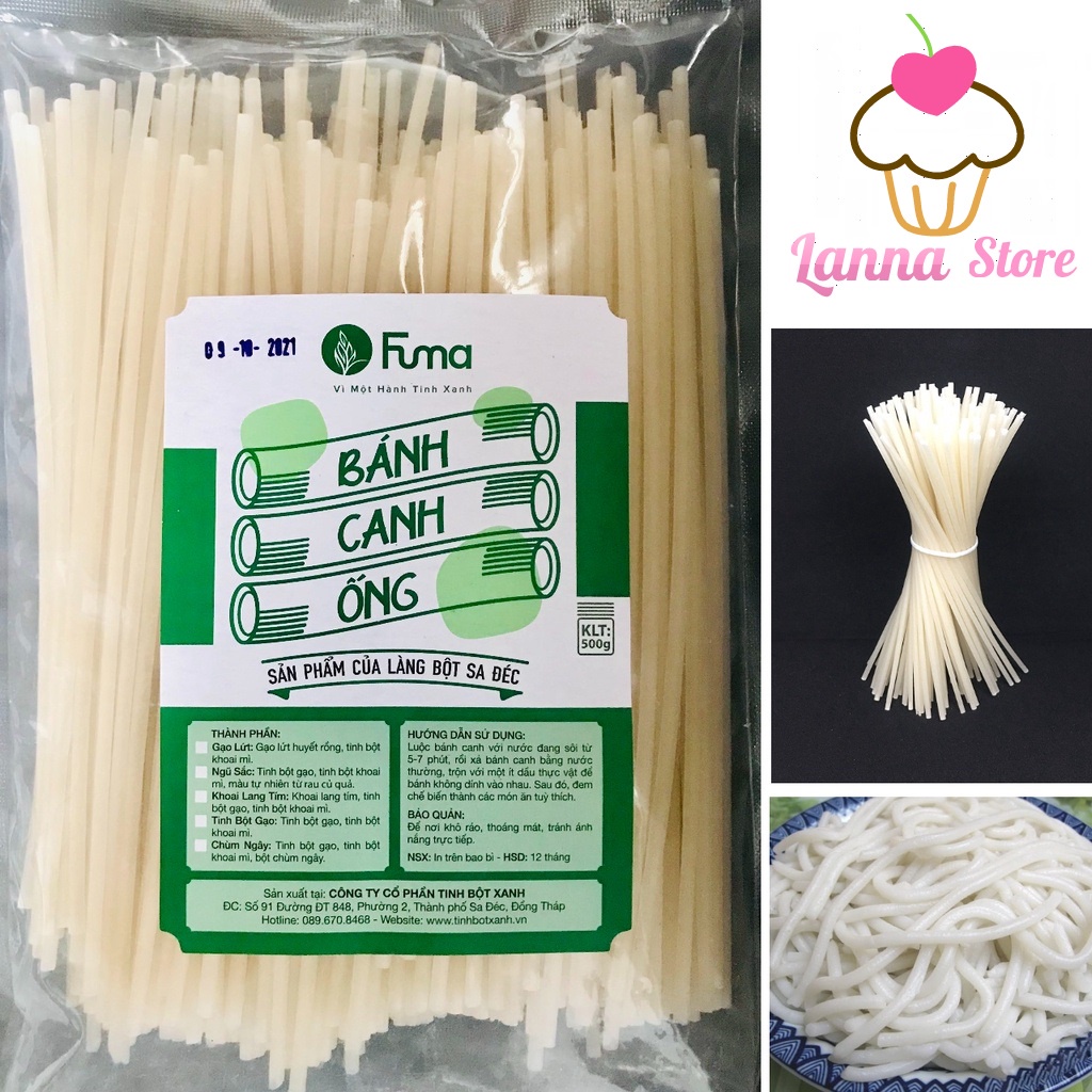 Bánh canh ống ngũ sắc và gạo lứt gạo lức FUMA giảm cân/ Ăn kiêng / Eat Clean / tập gym - Gói 500gram