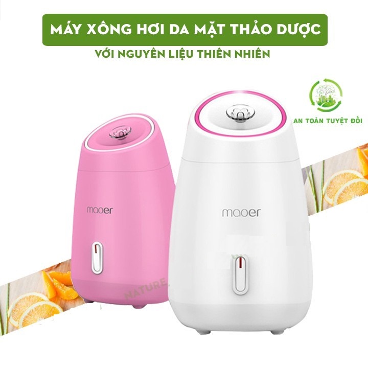 Máy Xông Hơi Da Mặt Hoa Quả Maoer, Máy Phun Sương Nano Tạo Ẩm