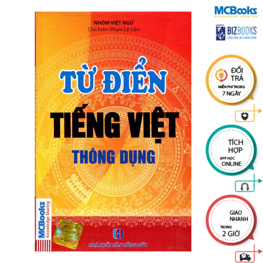 Sách - Từ Điển Tiếng Việt Thông Dụng ( bìa cứng đỏ )
