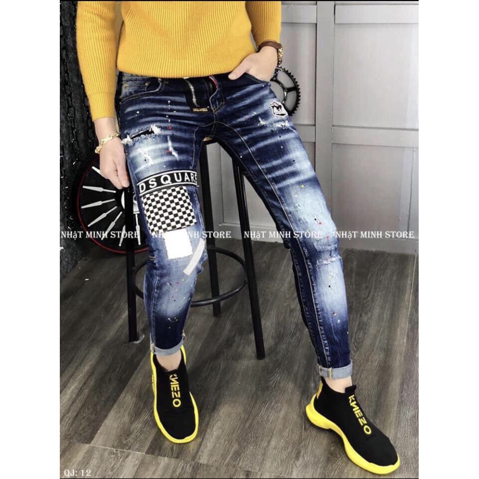 Quần jean nam cao cấp mẫu mới,quần bò đẹp giá rẻ AT 81 | BigBuy360 - bigbuy360.vn