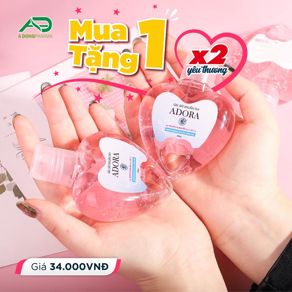 ADORA - chai trái tim 50ml