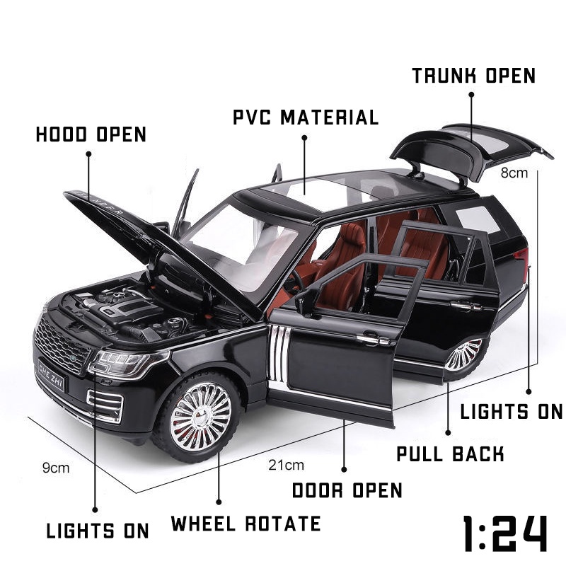 Mô Hình Xe Hơi Land Rover Range Rover Bằng Hợp Kim Tỉ Lệ 1: 24