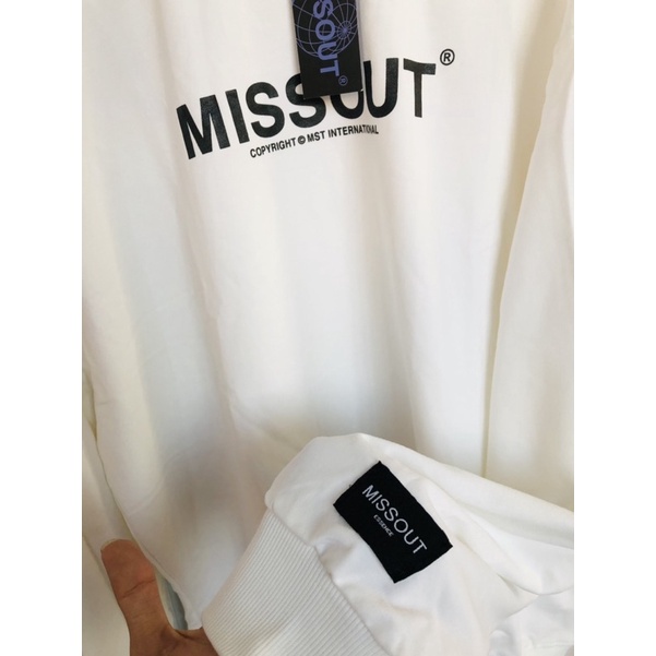 Áo sweater Missout áo tay dài form rộng nam nữ unisex - Gin Store