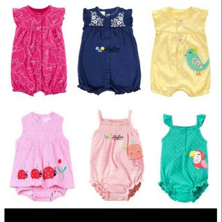 Body đùi cotton Carter's cho bé Gái mặc mùa hè TTS187