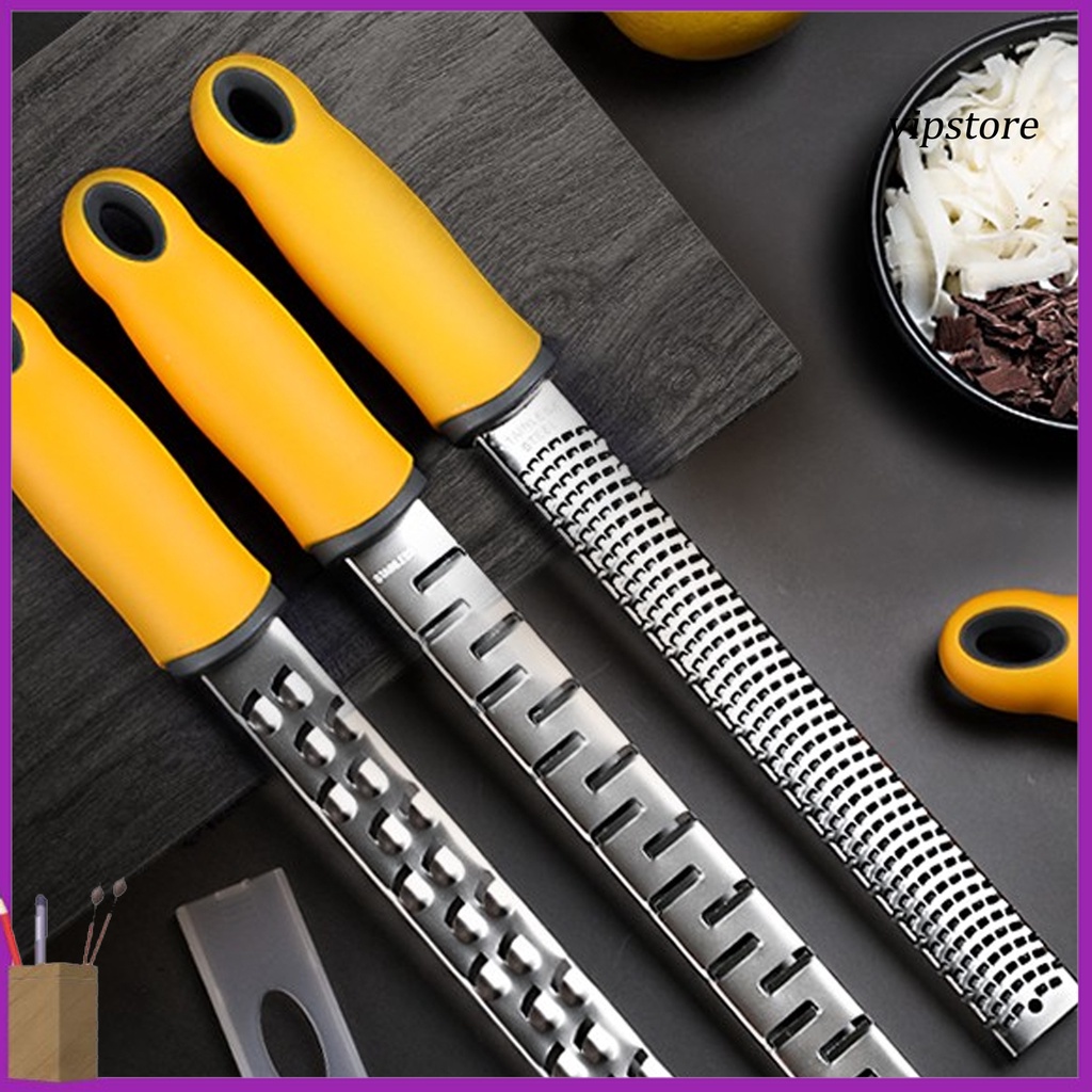 【VIP】  Cheese Grater Razor-sharp Blade Rust-proof Stainless Steel Rubber Handle Lemon Planer for Baking