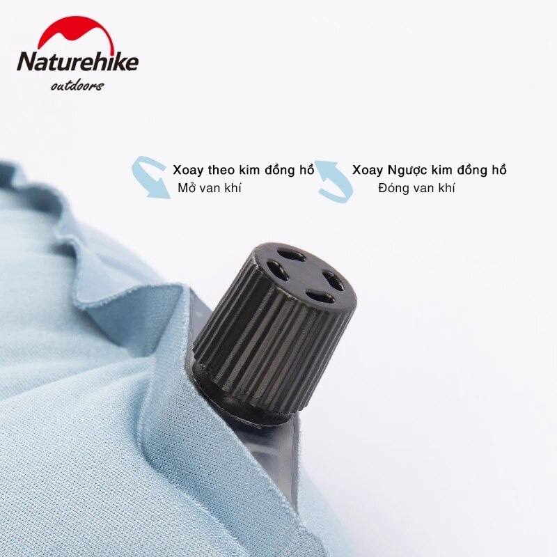 Gối Gấp Gọn Tự Bơm Hơi Naturehike NH20ZT006 Đa Năng