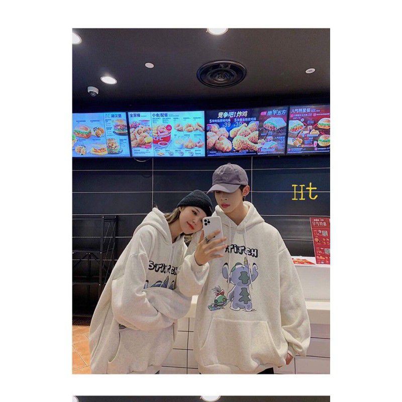 freeship 50k⚡áo hoodie nỉ stitch kéo bạn kèm ảnh cận chất | BigBuy360 - bigbuy360.vn