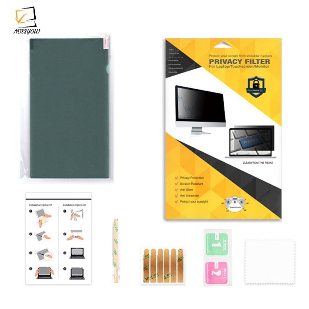 Miếng dán bảo vệ màn hình máy tính chống nhìn trộm siêu mỏng cao cấp dành cho laptop/siêu mỏng