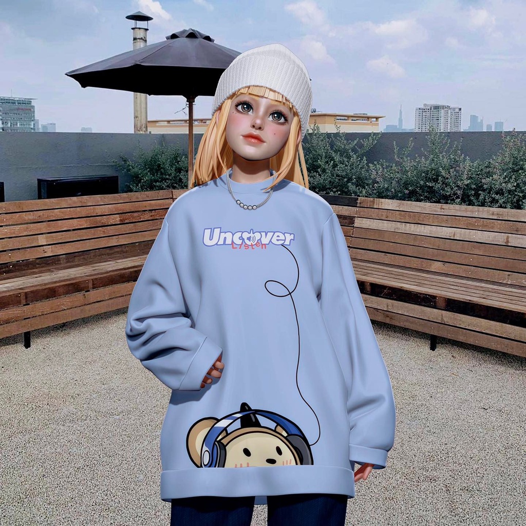 [Uncover] Áo SWEATER LISTEN ®(Real) | BigBuy360 - bigbuy360.vn