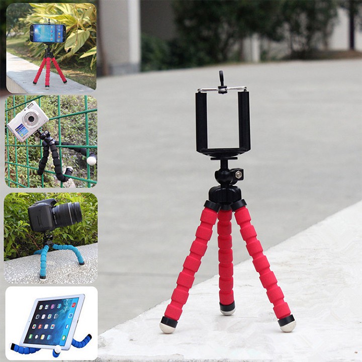 Chân đỡ tripod mini 3 chân giúp cố định điện thoại và camera tiện dụng,sử dụng được cho nhiều vị trí bề mặt khác nhau