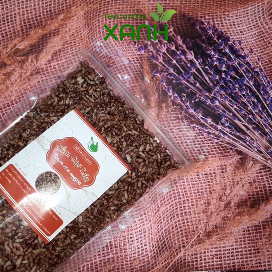250Gr Cốm Gạo Lứt Rang / Cốm Gạo Lức / Gạo Lứt Sấy Rong Biển - Thực Dưỡng Xanh