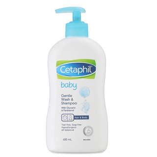 Sữa Tắm Gội Trẻ Em Cetaphil Baby Gentle Wash & Shampoo 400ml