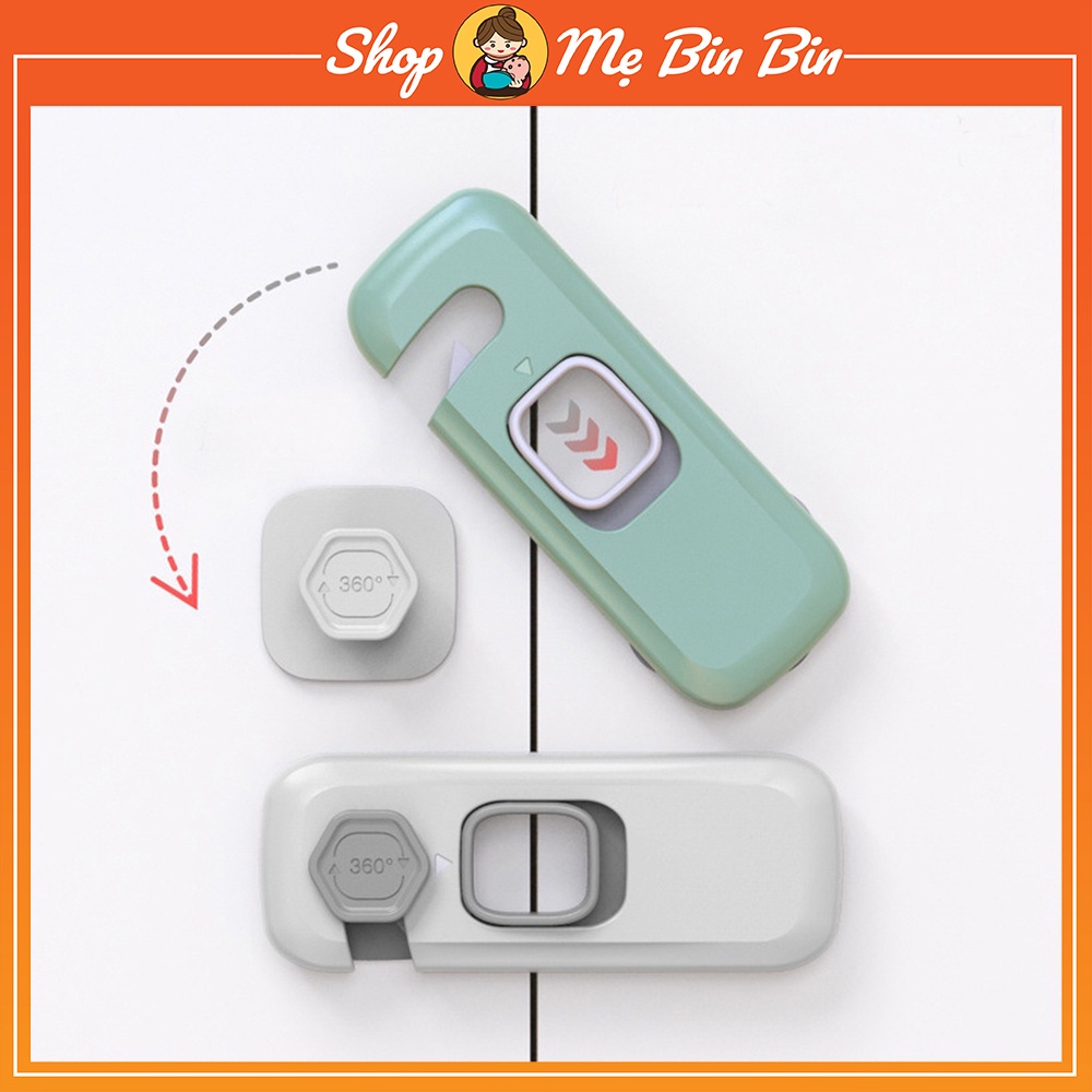 Khóa gài tủ lạnh, tủ đồ, ngăn kéo an toàn cho bé