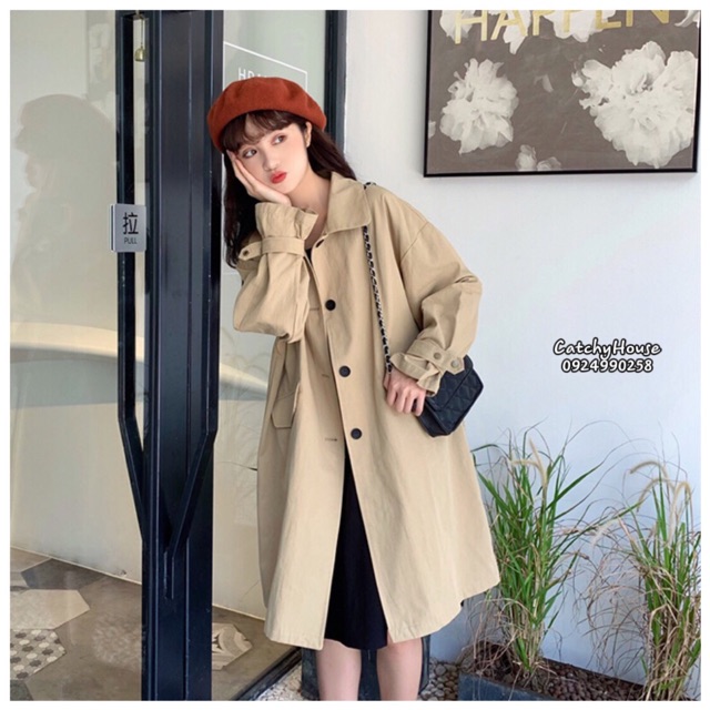 [ORDER] Áo khoác kaki dáng dài ulzzang