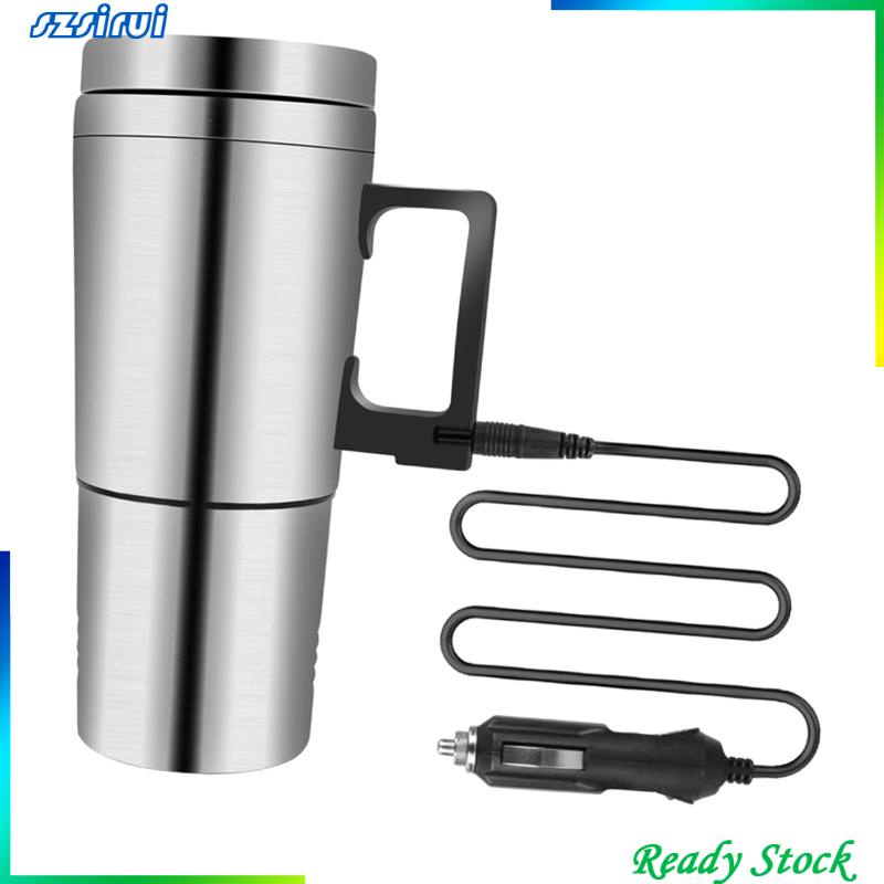 Ấm Đun Nước Điện Bằng Thép Không Gỉ 300ml 12V