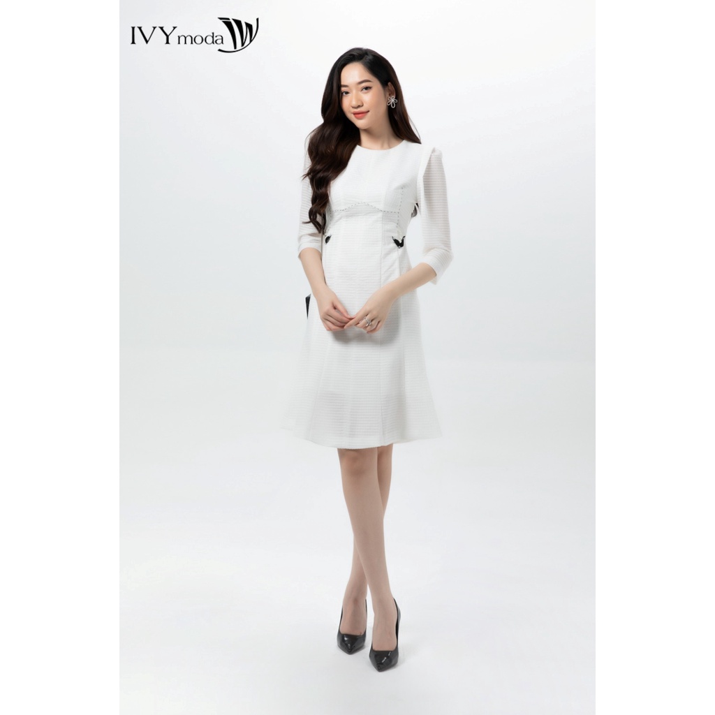 Đầm ôm dập nổi IVY moda MS 48B9069