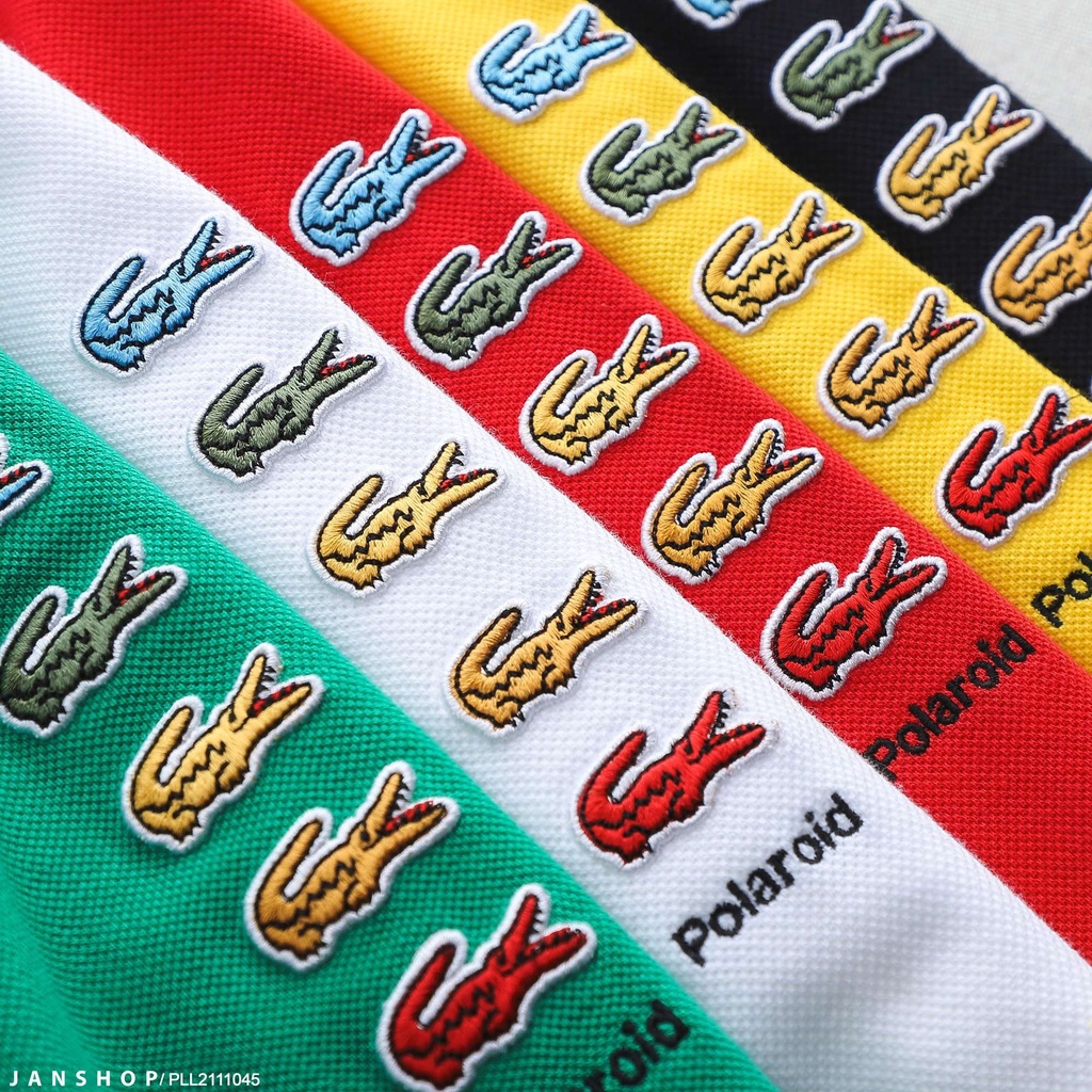 Áo Polo Cá Sấu Với Logo Được Thêu Nhiều Màu Bên Ngực Trái Đặc Sắc