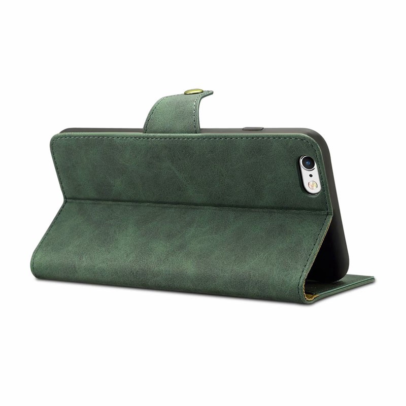 Bao da điện thoại nắp gập dạng ví cho iPhone 6 Plus 6S