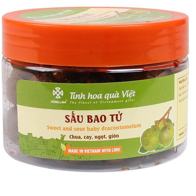 Ô mai Hồng Lam sấu bao tử 200g