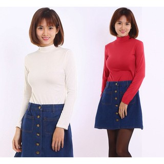 [Xả hàng] Áo cotton giữ nhiệt cổ lọ made in Việt Nam