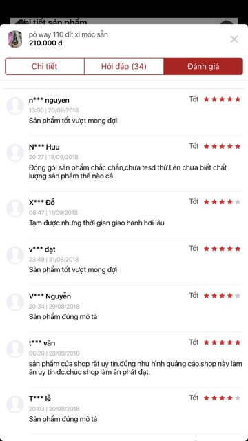 Pô way 110 êm đít đen